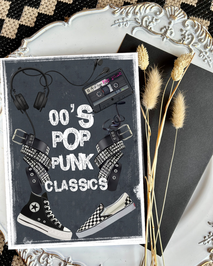 00s Pop Punk Classics – Alt Nostalgia Art Print / Greeting Card