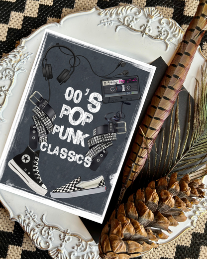 00s Pop Punk Classics – Alt Nostalgia Art Print / Greeting Card