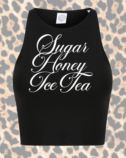 Sugar Honey Ice Tea Cropped Tank Top