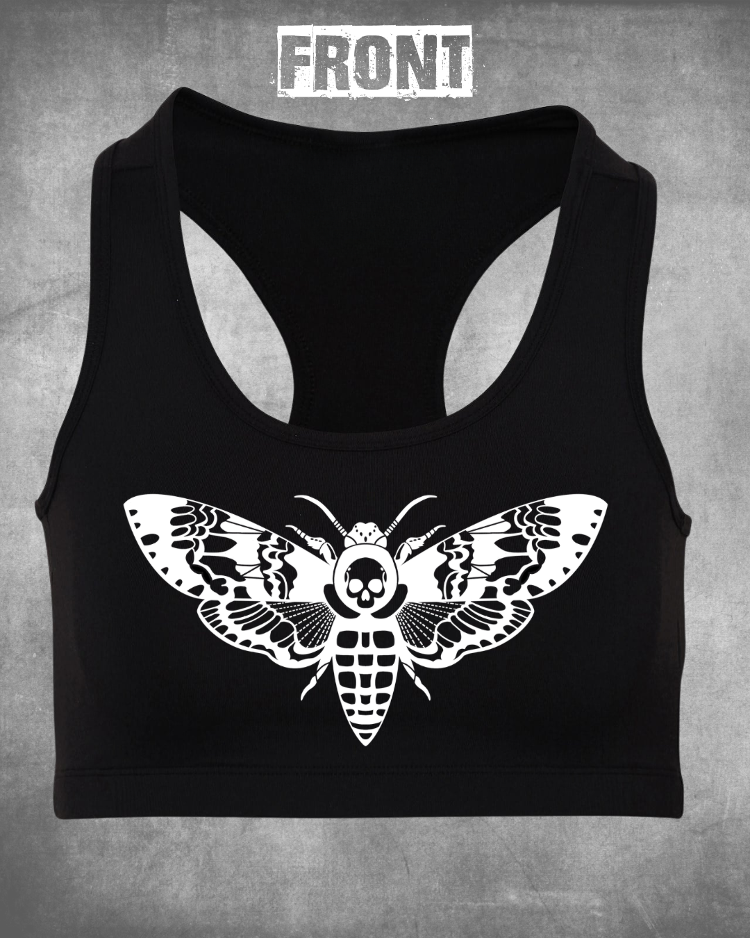 Death Moth Sports Crop Top