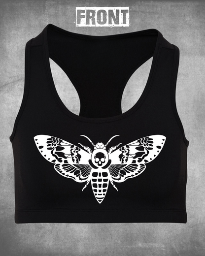 Death Moth Sports Crop Top