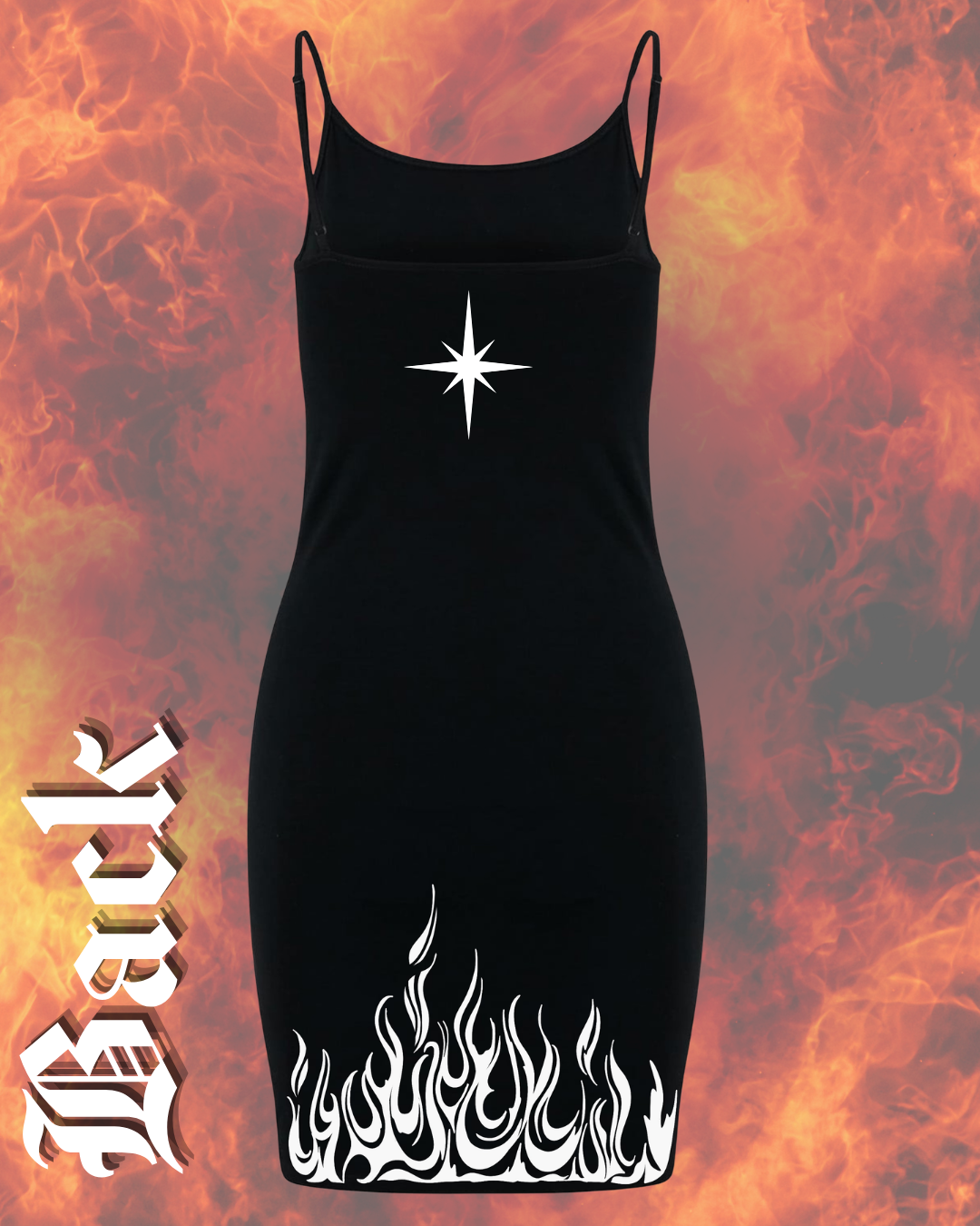 Burn It Down Jersey dress